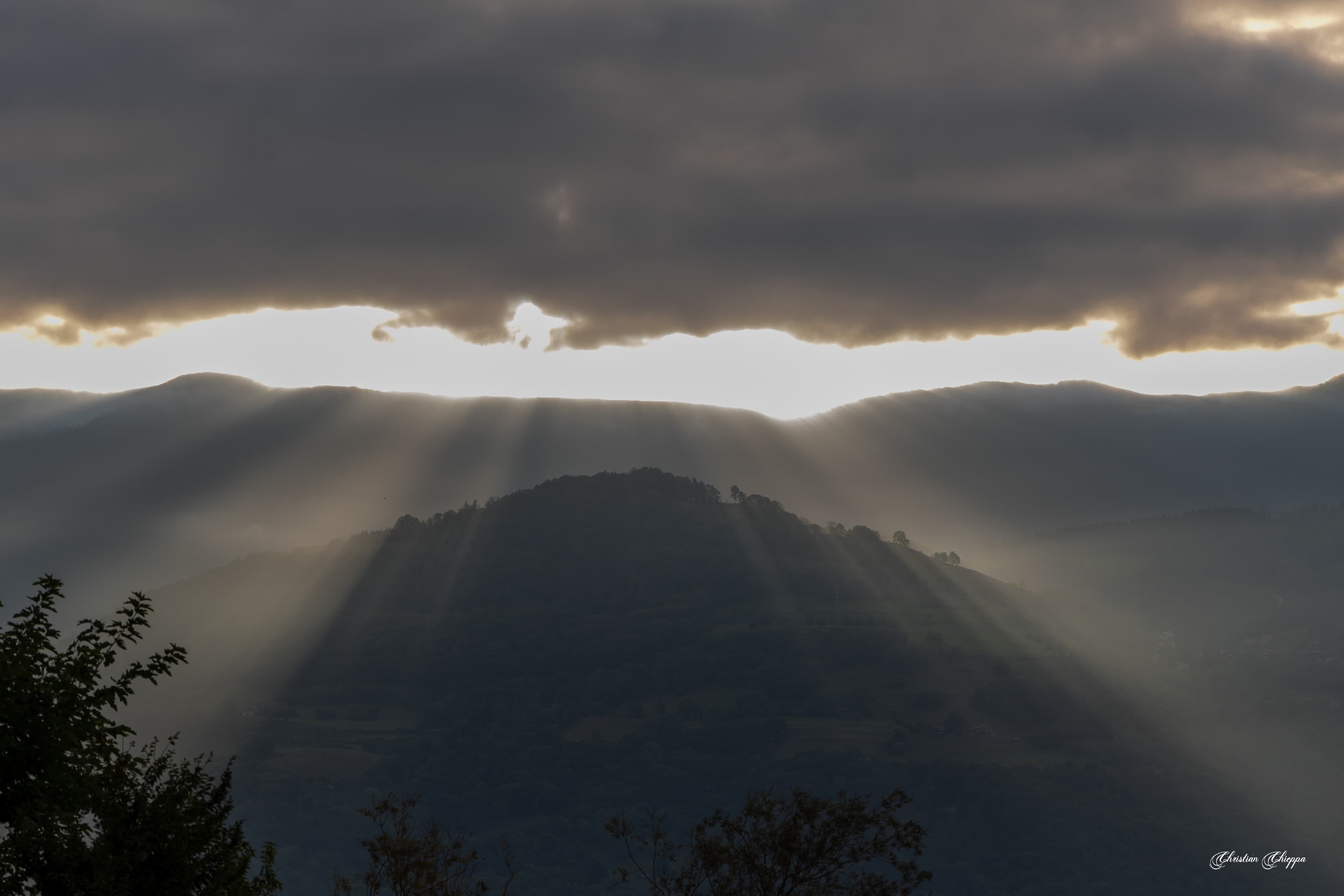 Lever de soleil sur Belledonne