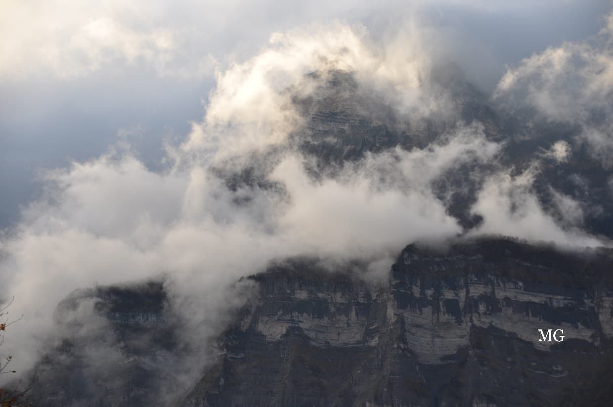 Jeu de nuages aprés la pluie sur le massif de la Chartreuse !!!