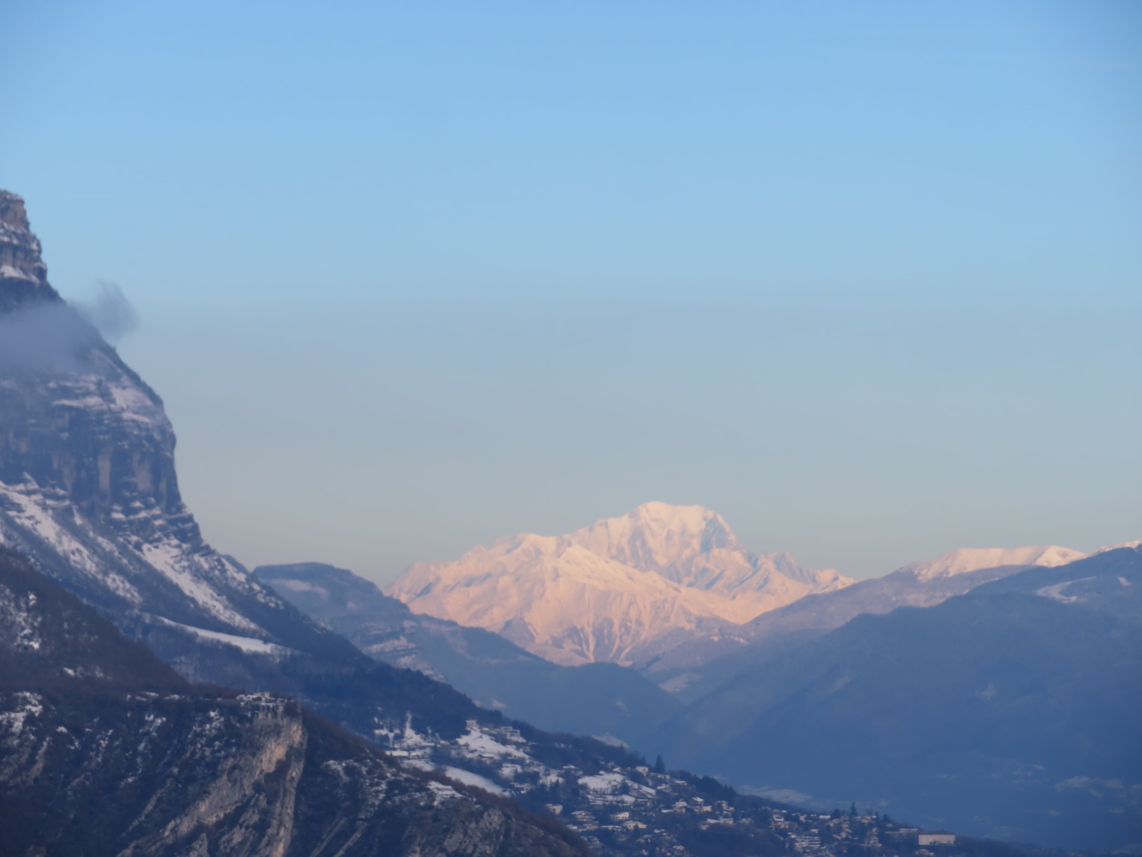 Mont Blanc depuis la Tour sans Venin