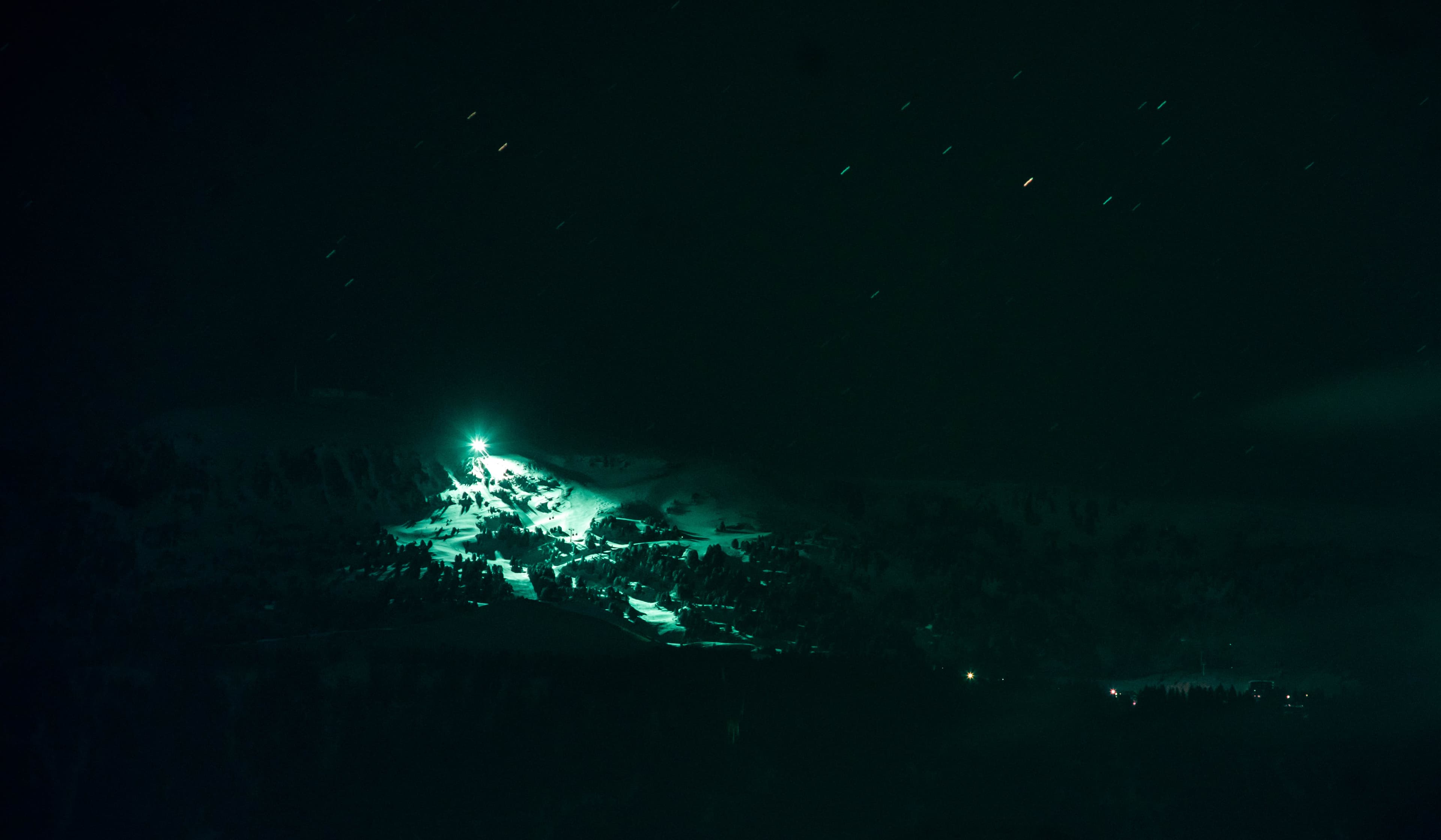 Lever d'étoiles au dessus de Chamrousse