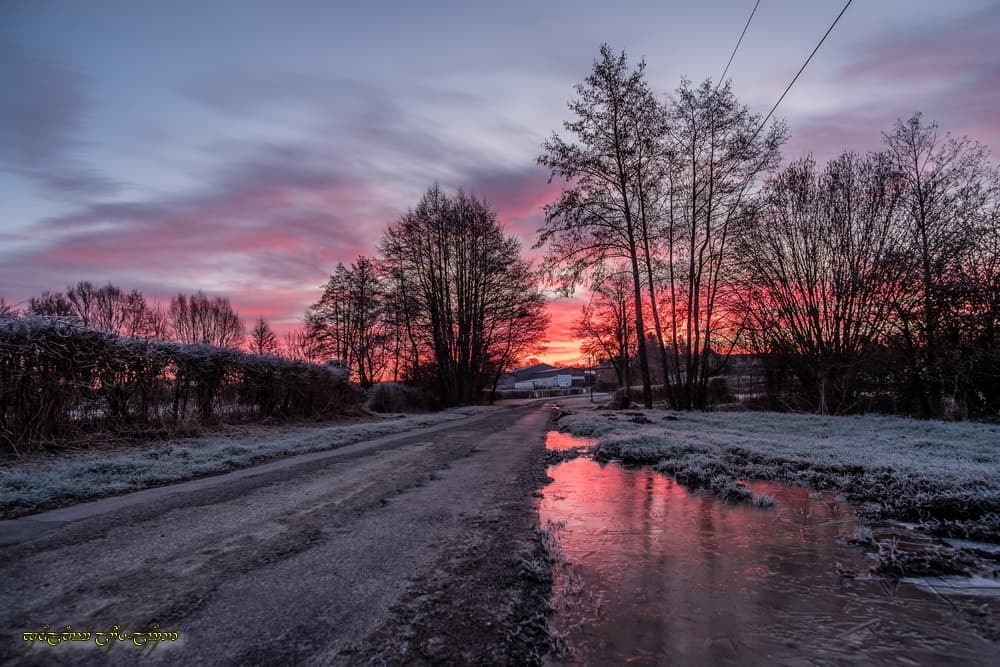 La glace dans la vallée