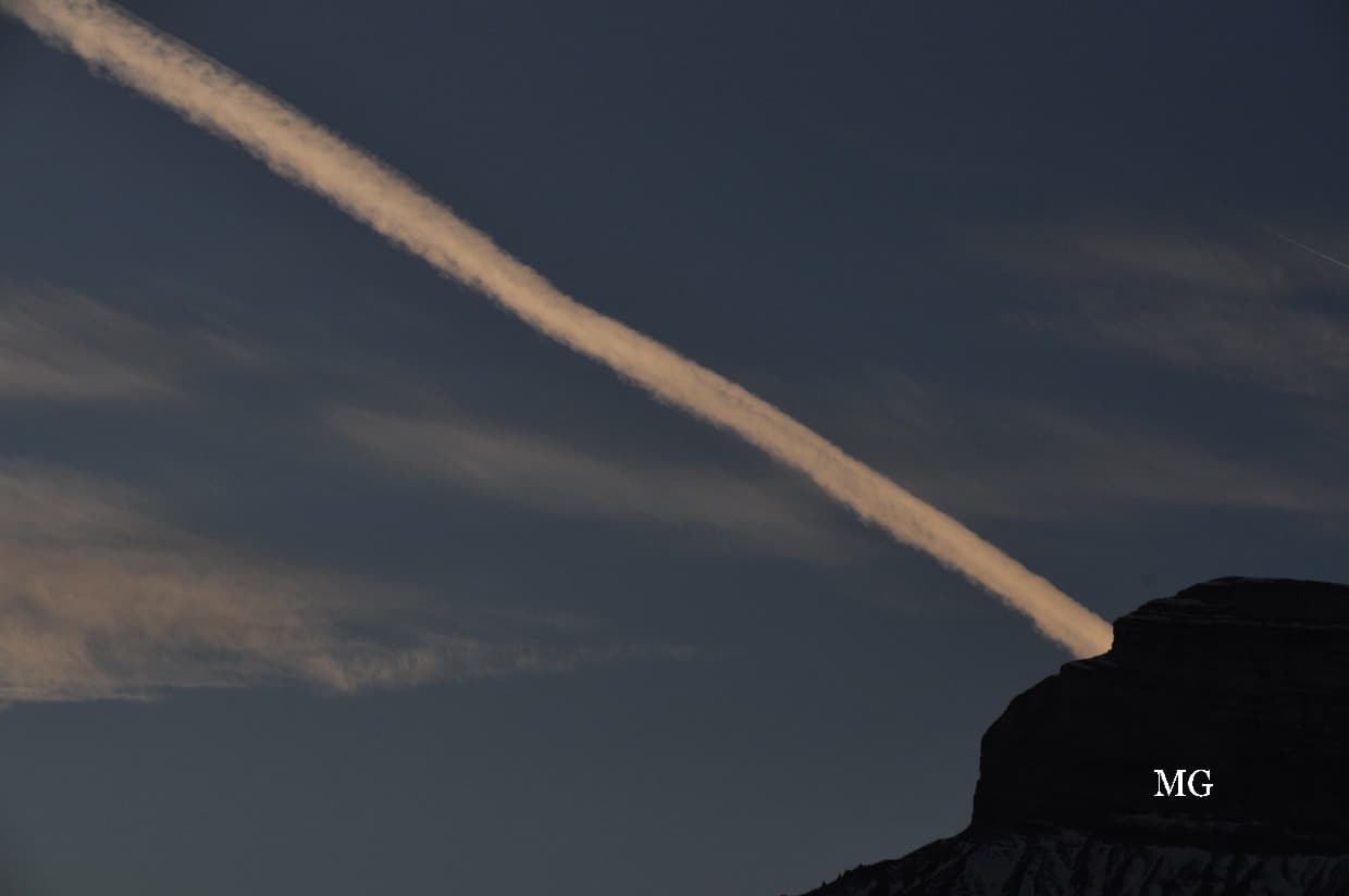 Trait de "lumière " sur la dent de Crolles !!!
