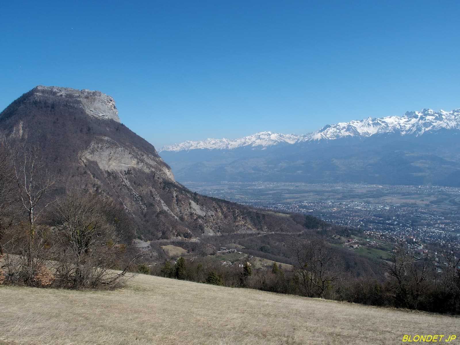 Vallée du Grésivaudan vue du Rachais