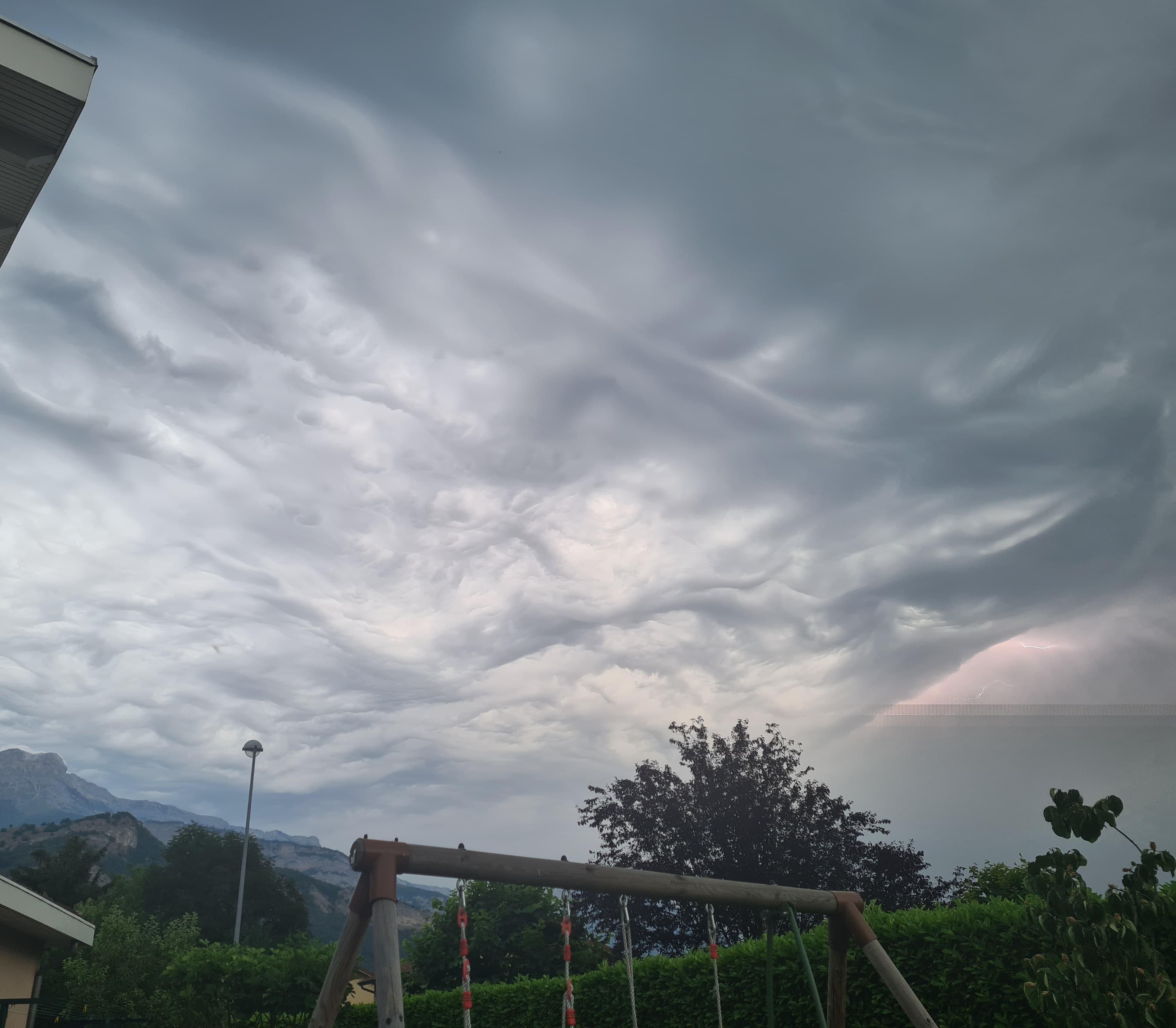 Ciel tourmenté de ce matin