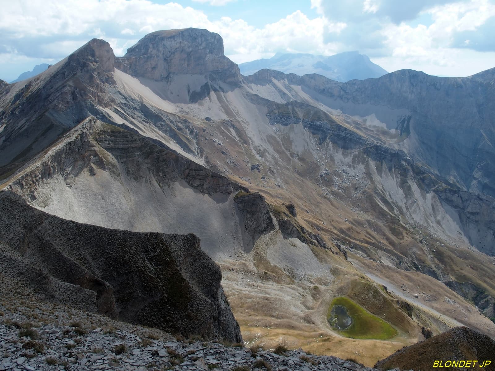 Lac du Lauzon vu de la Tête de Lauzon