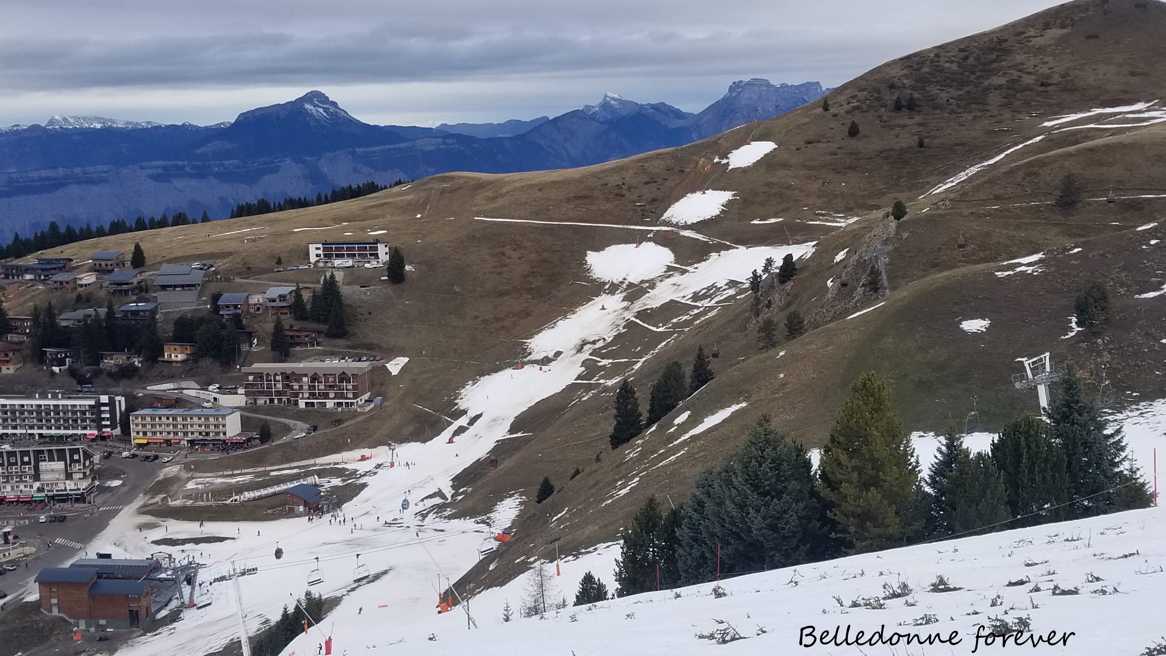 Peu de neige en sud, neige béton sur mes pistes A.P