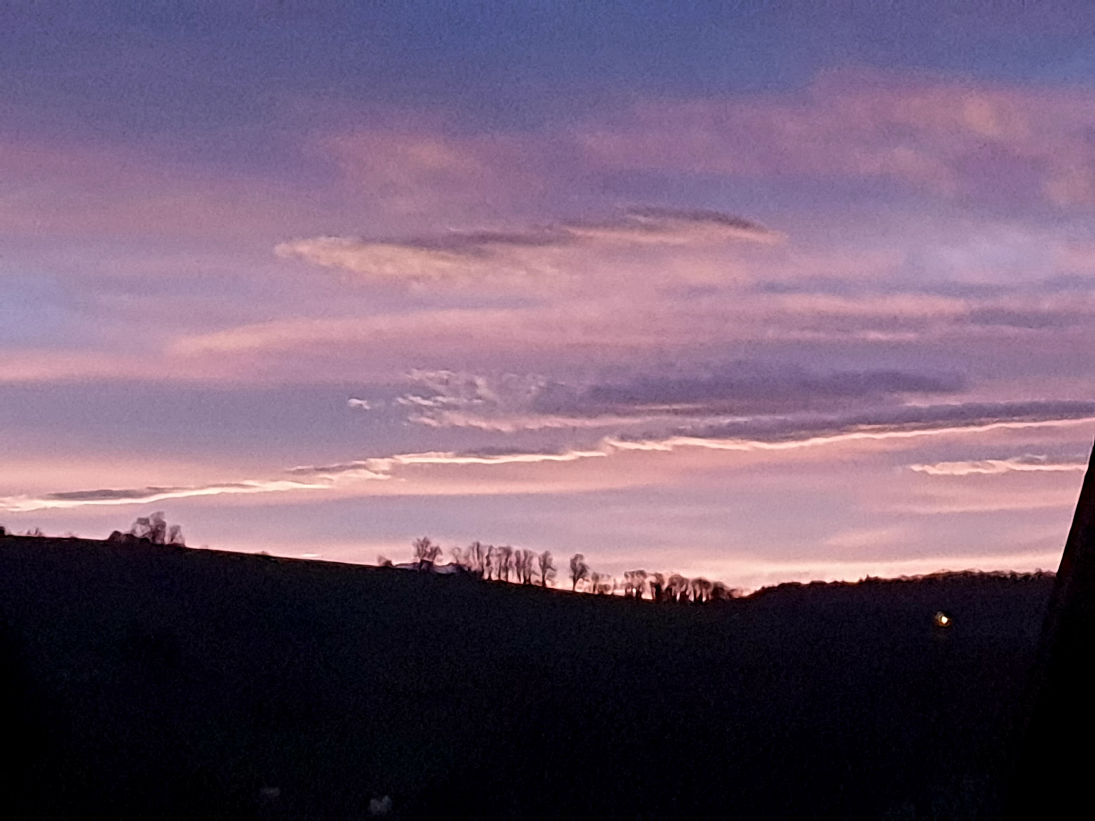 Première photo de la journée du 2 janvier 2023 (07h45) vers l'est