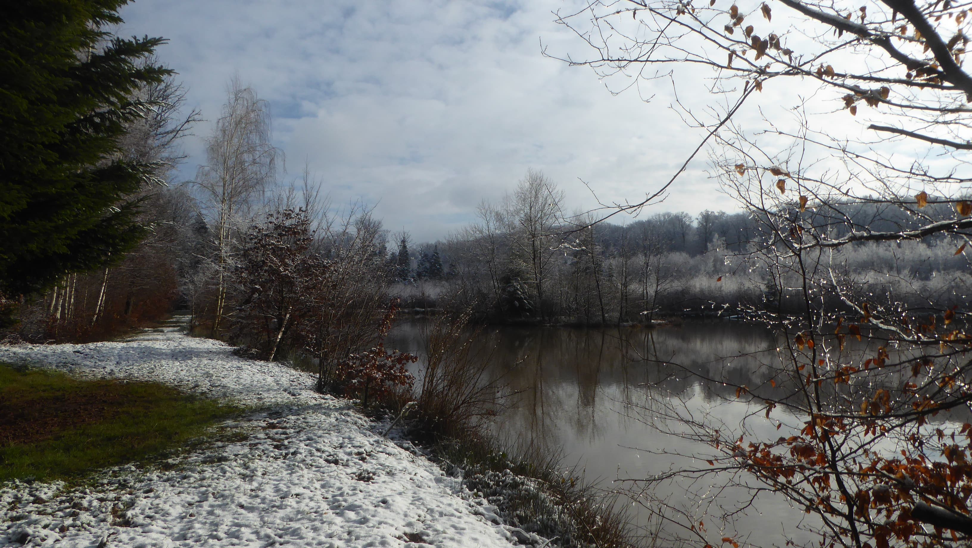 Enfin un paysage hivernal