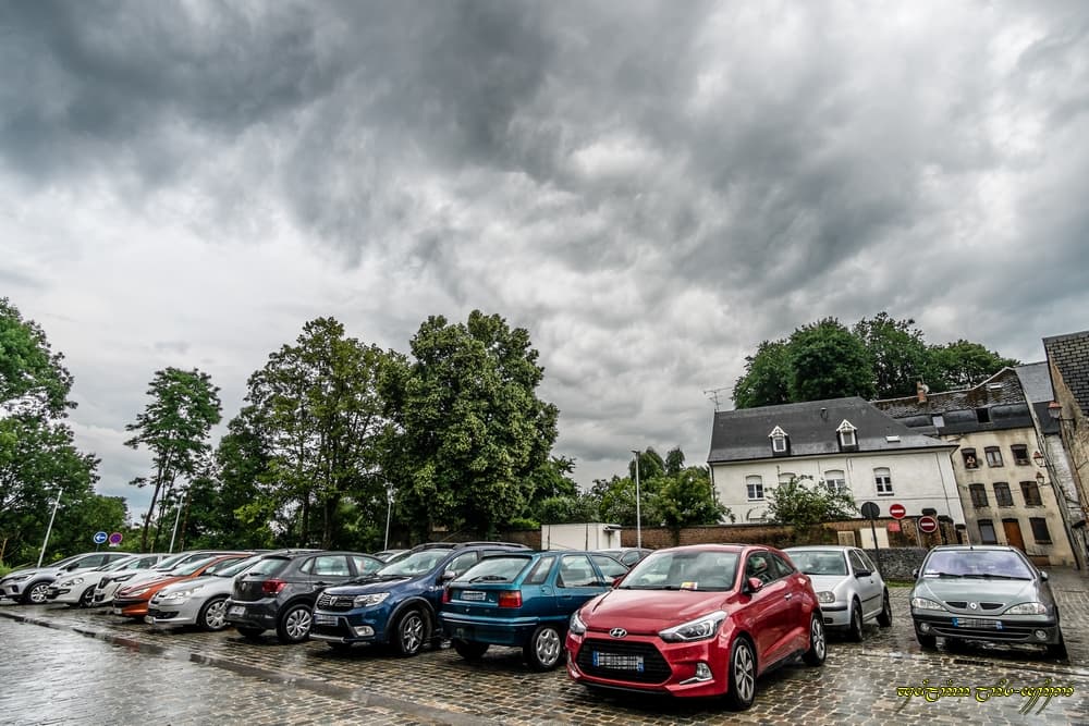 Après la brève mais forte pluie orageuse