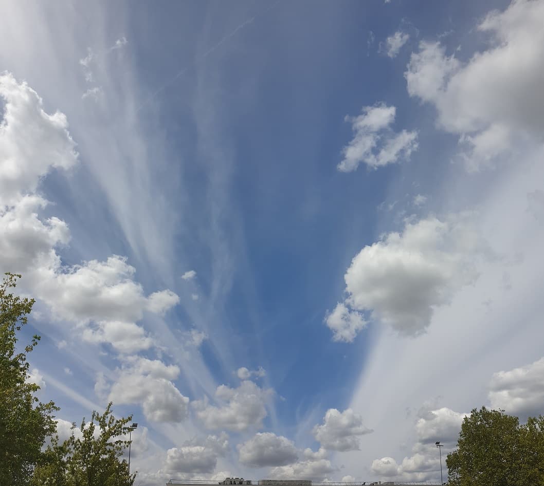 Beaux nuages en formation