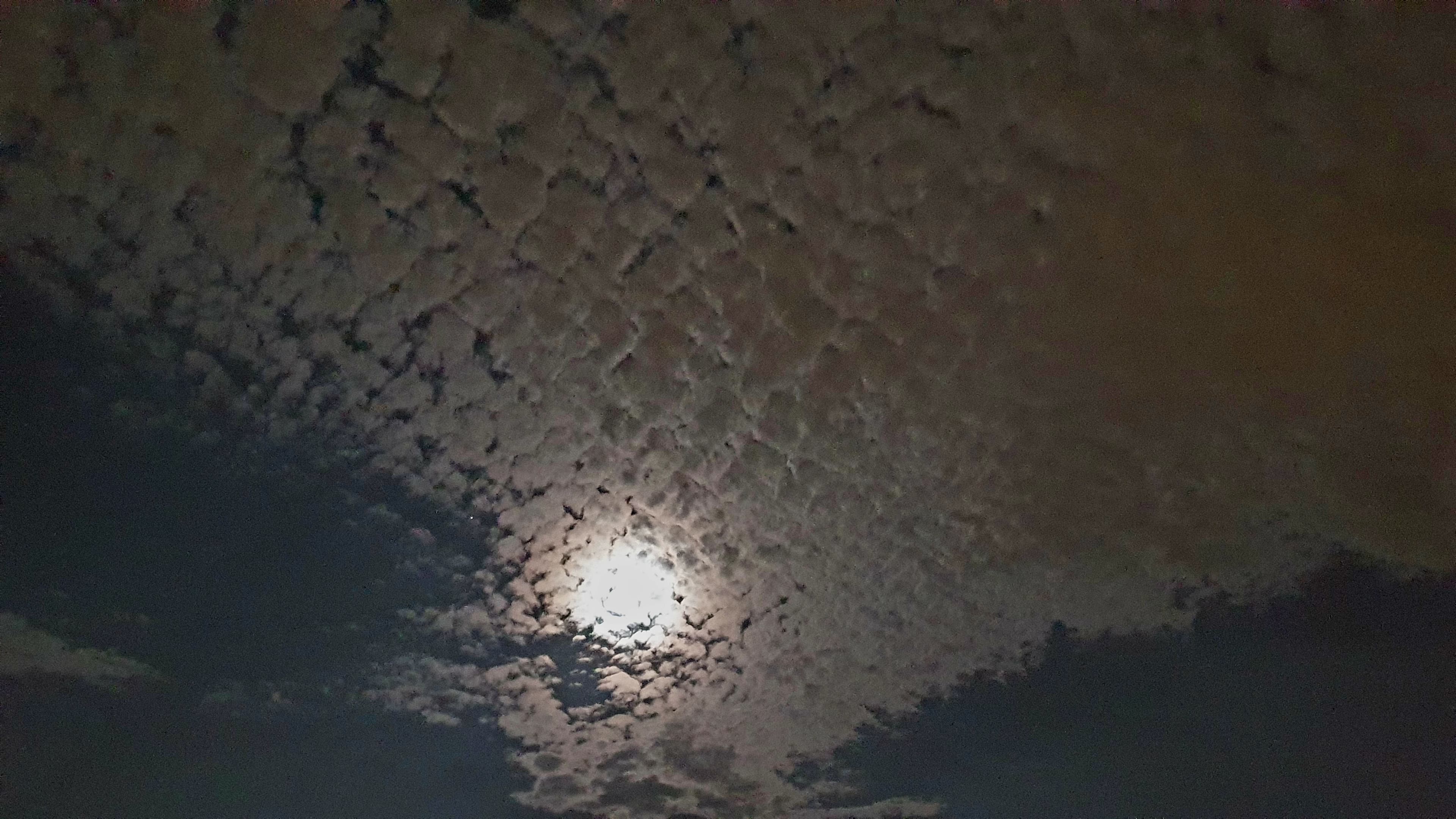 Quand la lune compte les moutons pour s'endormir