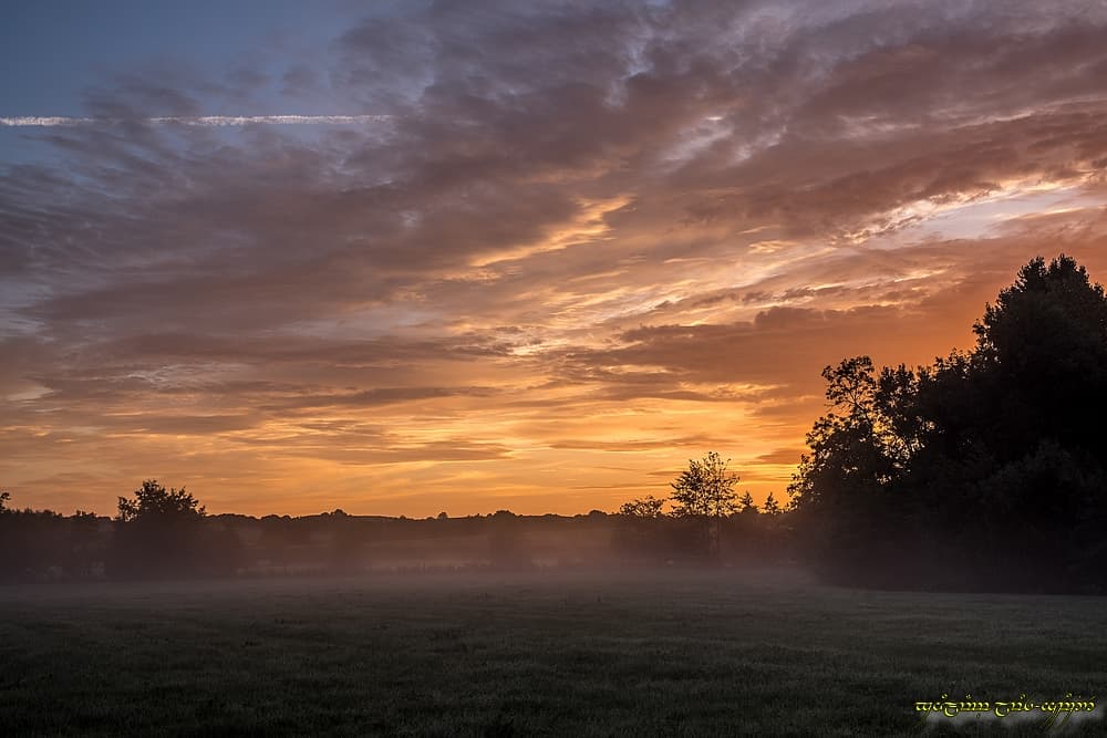 Couleur et brume dans la vallée