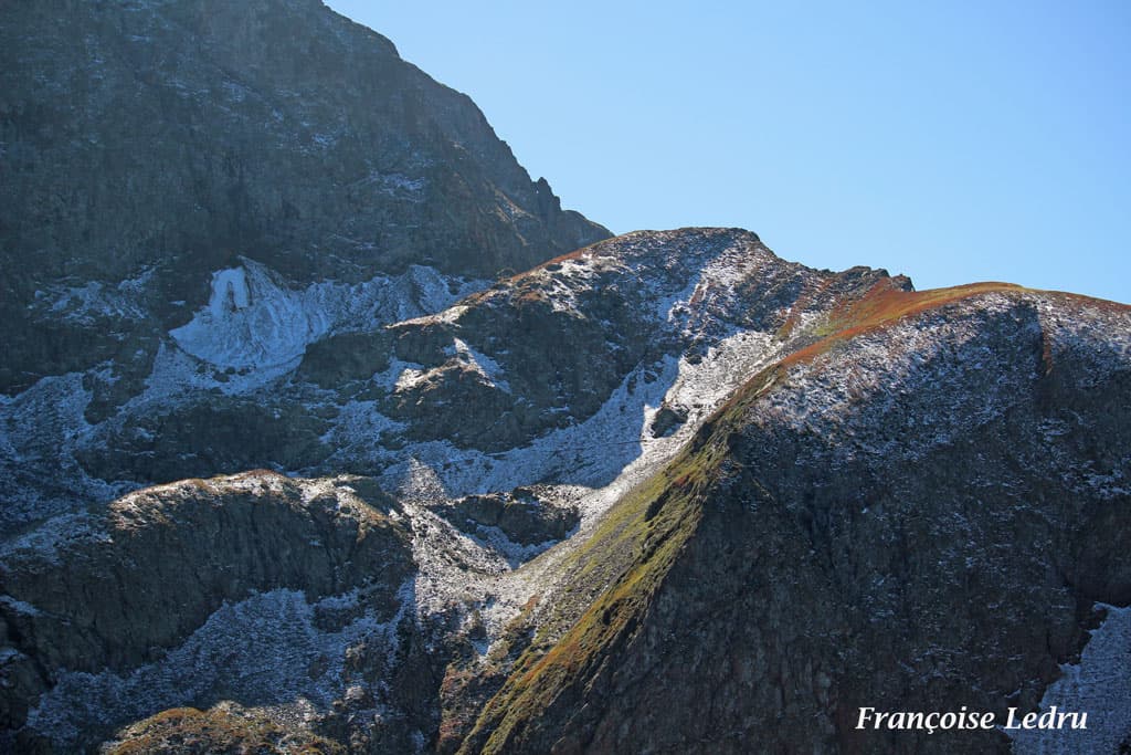 Col du Loup saupoudré de neige