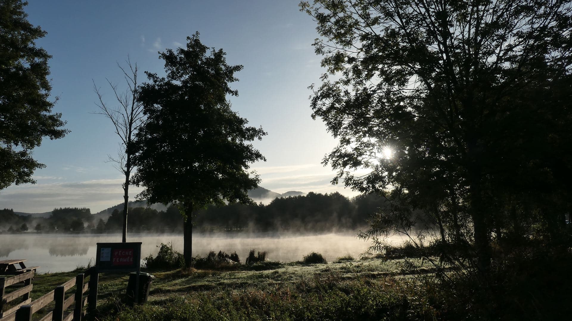 Brume sur les étangs