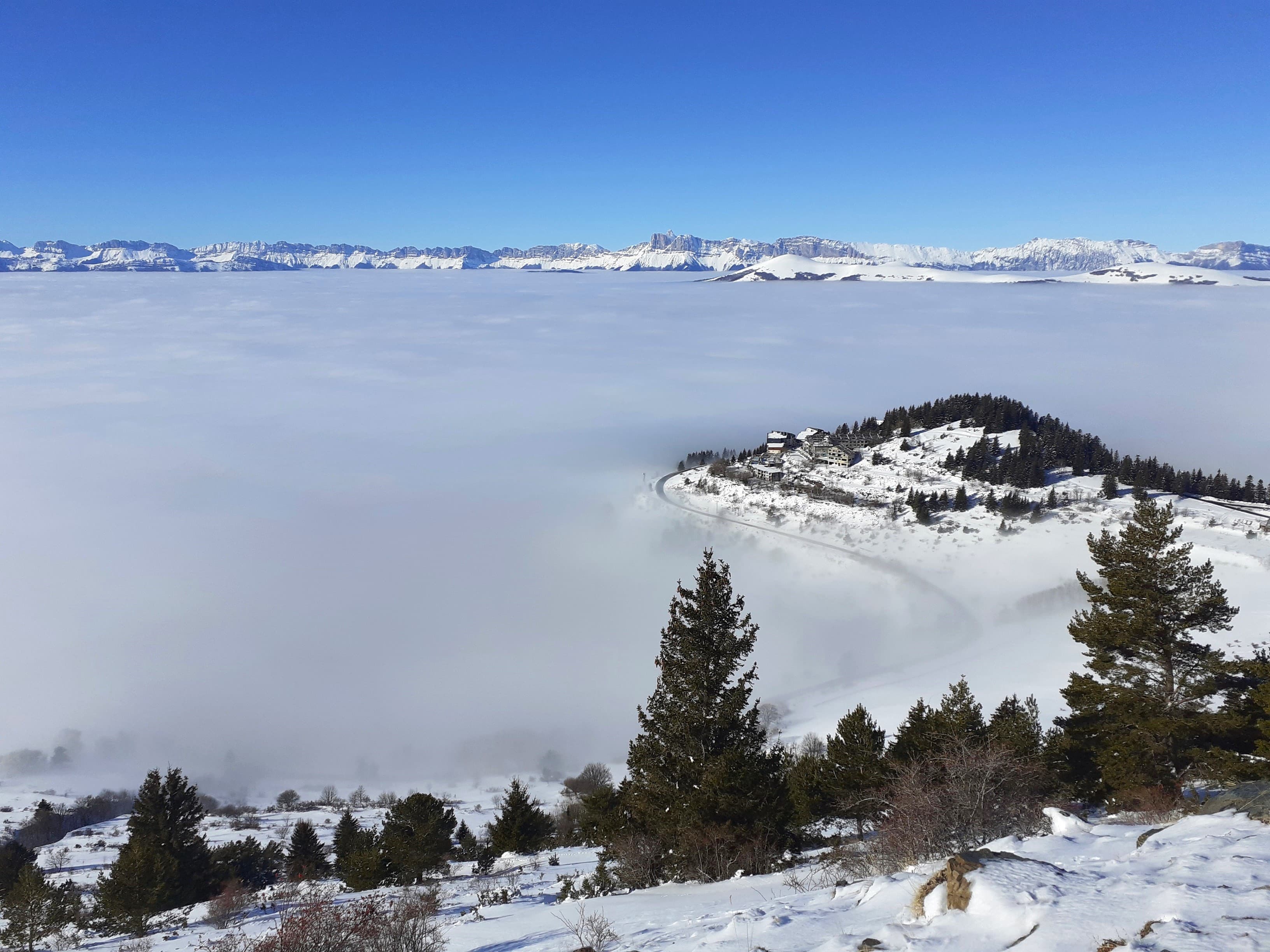 Mer de nuages sur St Honore