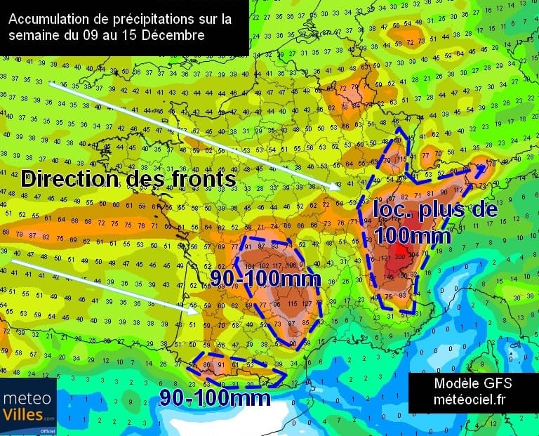 Image d'illustration pour Une semaine à nouveau très agitée sur la France