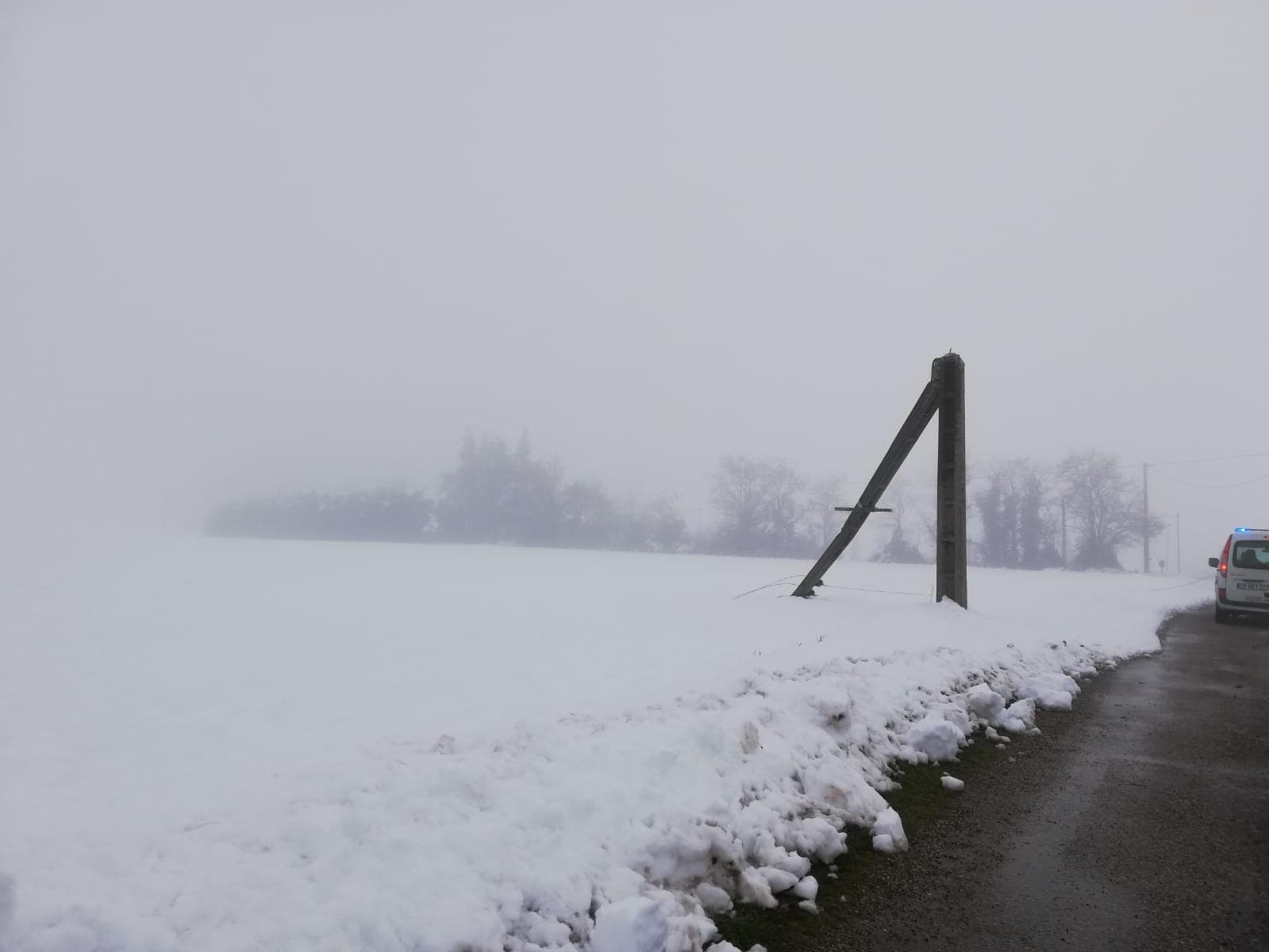 Image d'illustration pour Retour en force de la neige en France