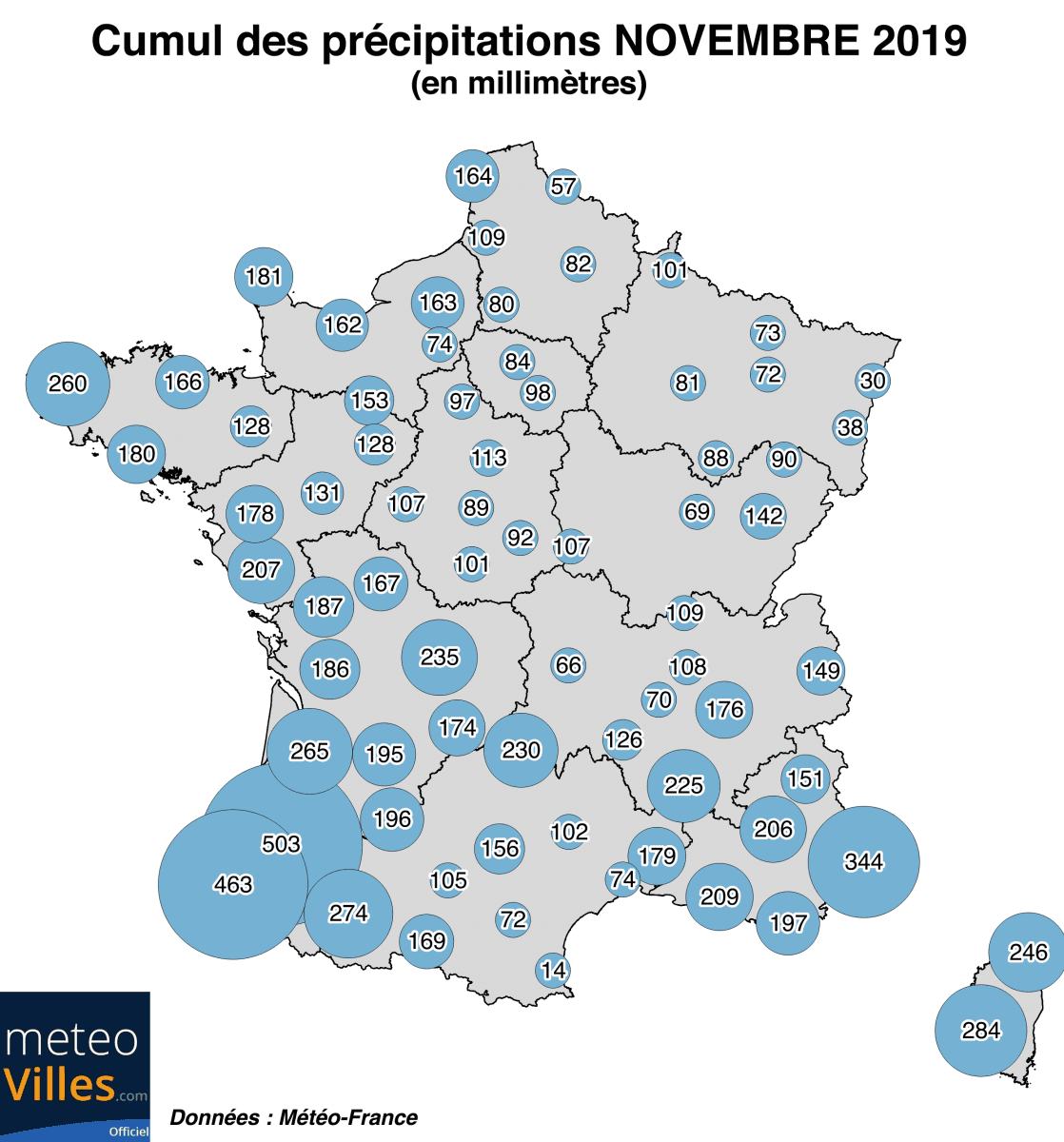 Image d'illustration pour Gris et particulièrement humide : le bilan climatique de novembre 2019