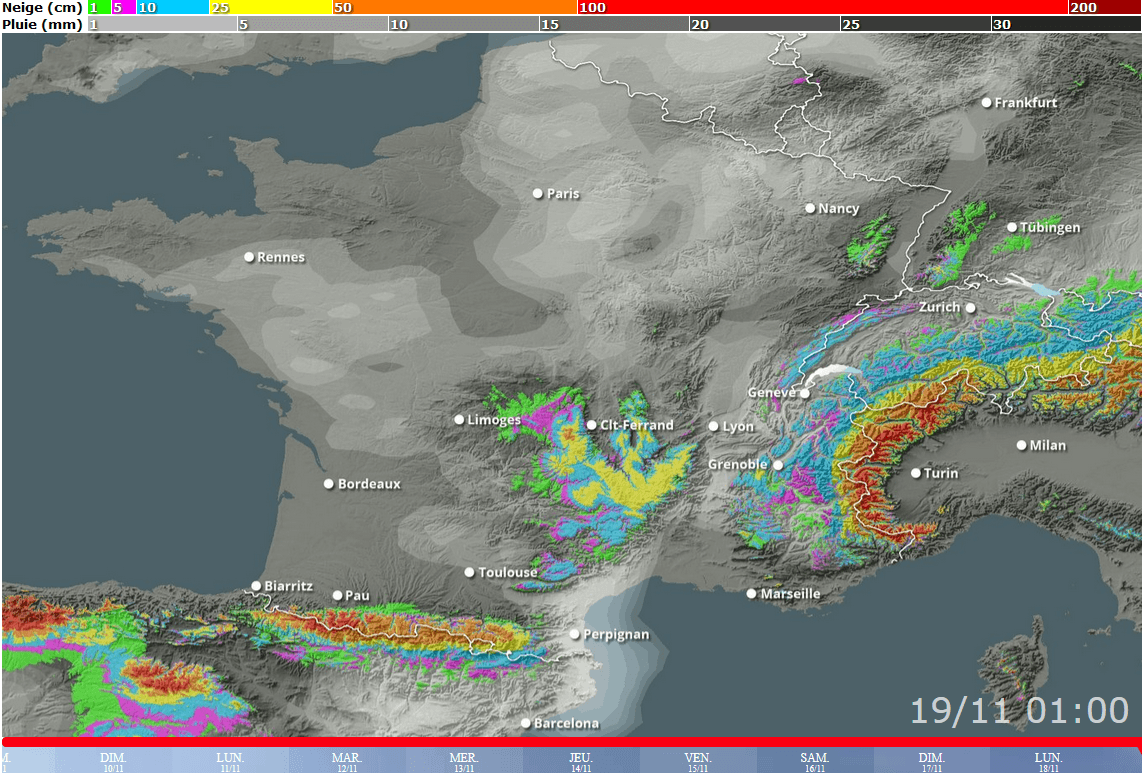Image d'illustration pour Bilan de l'enneigement en montagne - 9 novembre 2019
