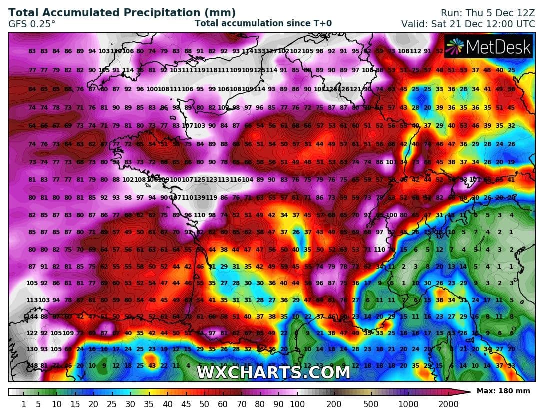 Image d'illustration pour Vers un risque d'inondations sur une grande partie du pays?
