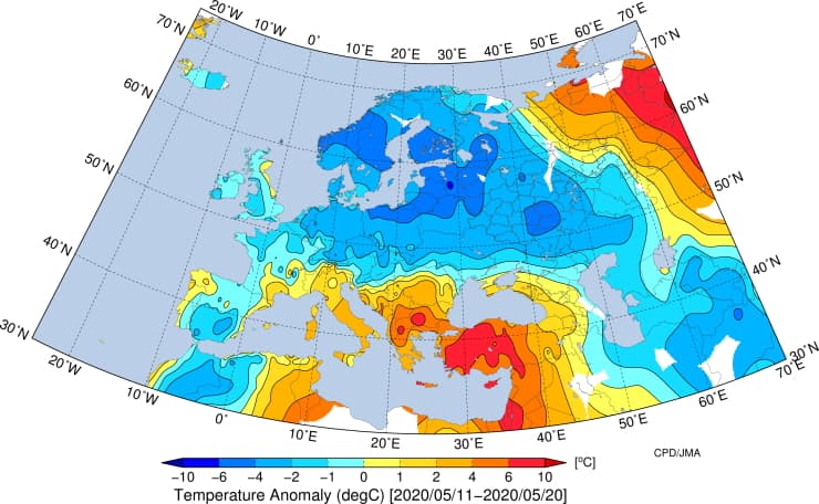 Image d'illustration pour L'actualité météo dans le monde en cette fin mai 2020