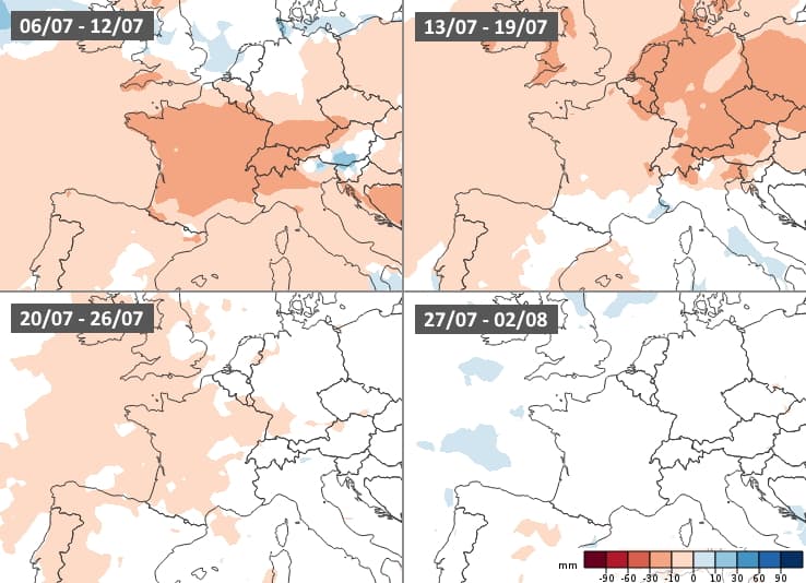 Image d'illustration pour Suite du mois de juillet : vers un temps chaud et sec