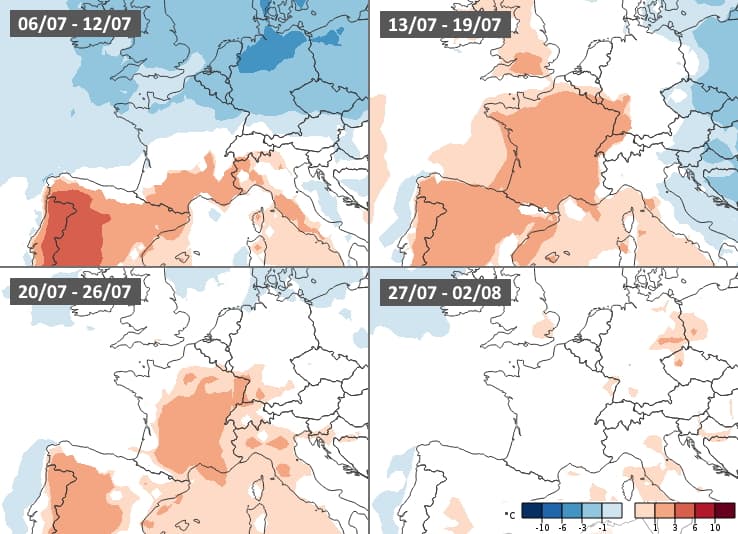Image d'illustration pour Suite du mois de juillet : vers un temps chaud et sec