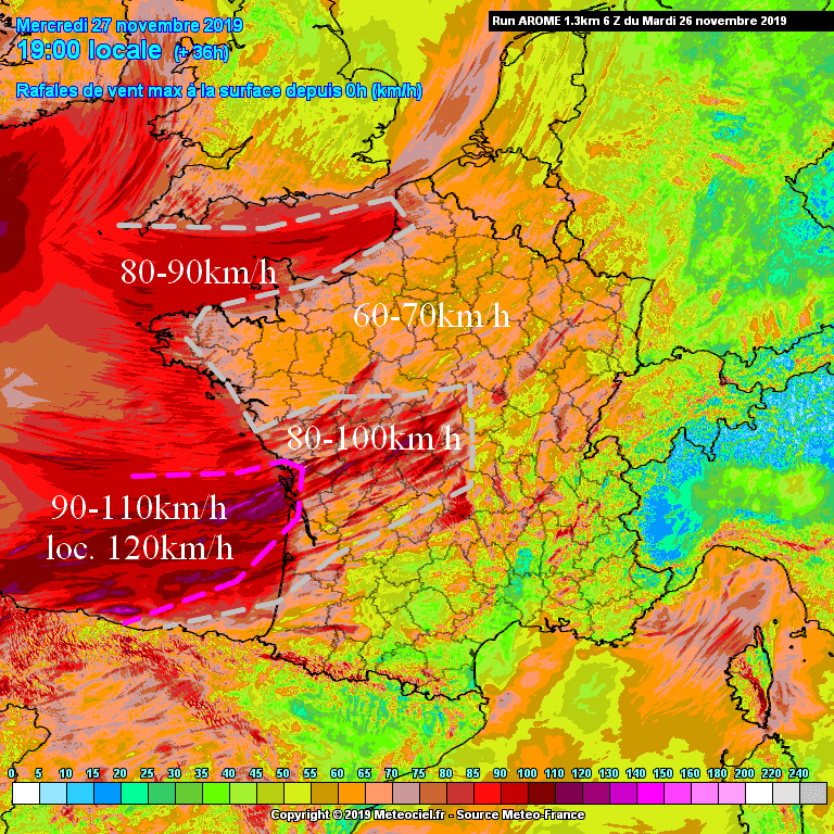 Image d'illustration pour Tempête et submersion marine sur l'Ouest de la France ces 26 et 27 Novembre