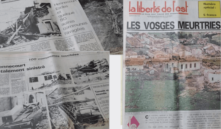 Image d'illustration pour Orages des 11 & 12 juillet 1984 en France et en Allemagne