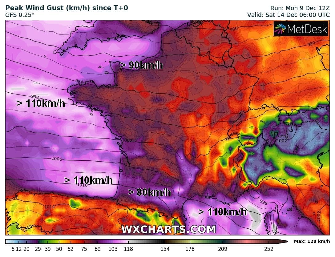Image d'illustration pour Une semaine à nouveau très agitée sur la France