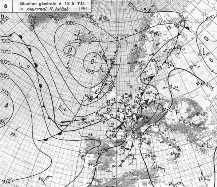 Image d'illustration pour Orages des 11 & 12 juillet 1984 en France et en Allemagne