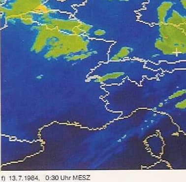 Image d'illustration pour Orages des 11 & 12 juillet 1984 en France et en Allemagne