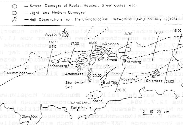Image d'illustration pour Orages des 11 & 12 juillet 1984 en France et en Allemagne