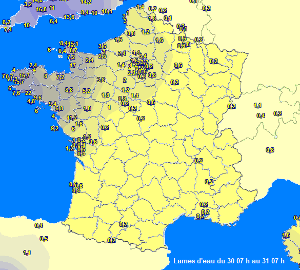 Image d'illustration pour Crues et inondations : vigilance orange levée en Bretagne