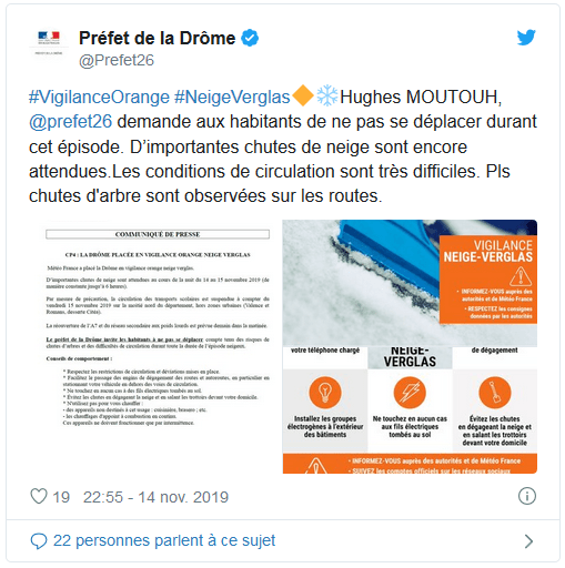 Image d'illustration pour Retour en force de la neige en France