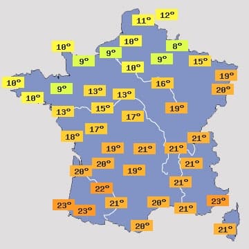 Image d'illustration pour Douceur remarquable avant une baisse vertigineuse des températures au Nord!