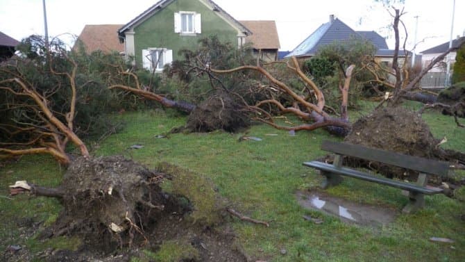 Image d'illustration pour Possible tornade à Fessenheim en Alsace