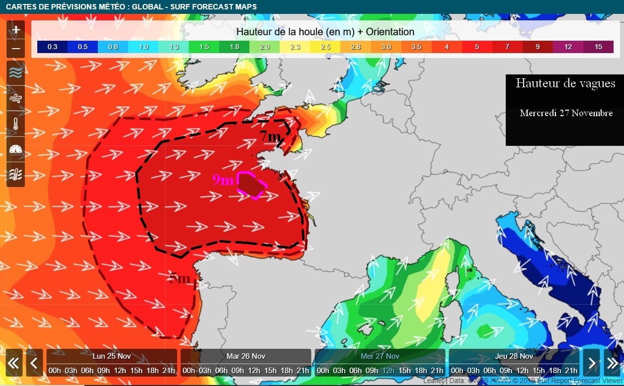 Image d'illustration pour Tempête et submersion marine sur l'Ouest de la France ces 26 et 27 Novembre