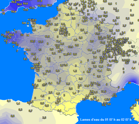 Image d'illustration pour Crues et inondations : vigilance orange levée en Bretagne