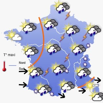 Plus chaud en fin de semaine mais pas forcément plus ensoleillé 
