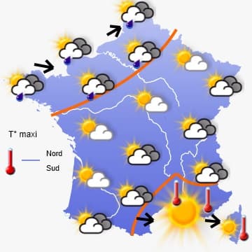 Une semaine assez variable au Nord, plutôt estivale au Sud 