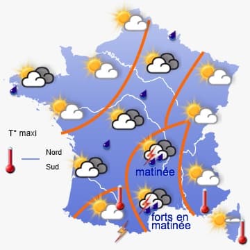 Rafraîchissement à partir de jeudi