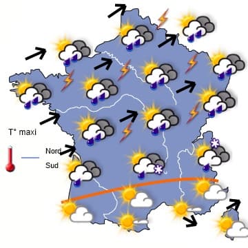 Début d'une période beaucoup plus chaude et sèche