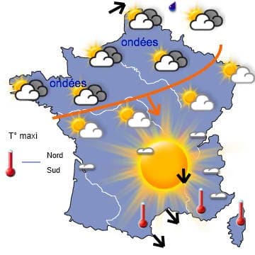 Le soleil et la chaleur gagne les régions du Nord à partir de mercredi 