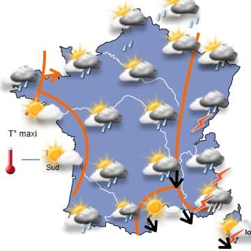 Un dimanche pluvieux, avant une semaine marquée par la chaleur !