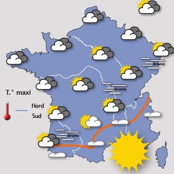 Week-end calme et plus ou moins nuageux 