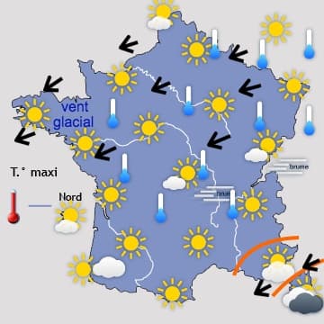 Froid quasiment généralisé, au moins jusqu'à ce week-end 