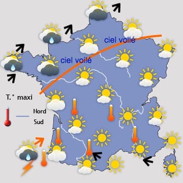 Le week-end sera très chaud, notamment sur la moitié Sud