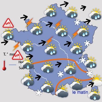 Refroidissement, avant l'installation d'un temps plus calme