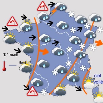 Pluie, vent et douceur pour le passage à l'an 2018 
